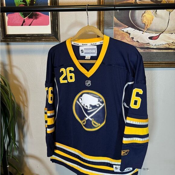 Youth Buffalo sabers Thomas Vanek hockey jersey Reebok  #26 - Picture 3 of 8